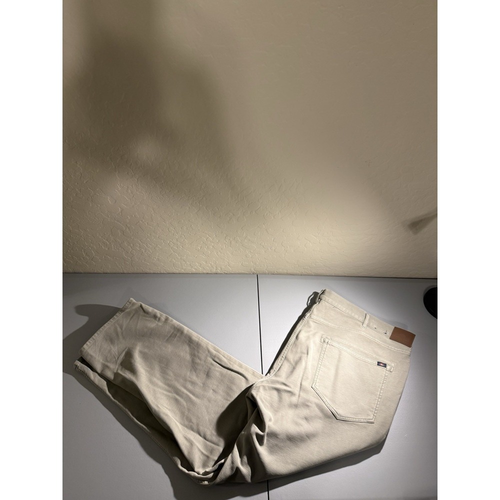 Faherty Men's Big & Tall Stretch Terry Pants Moss Green 46x30 (47x30)